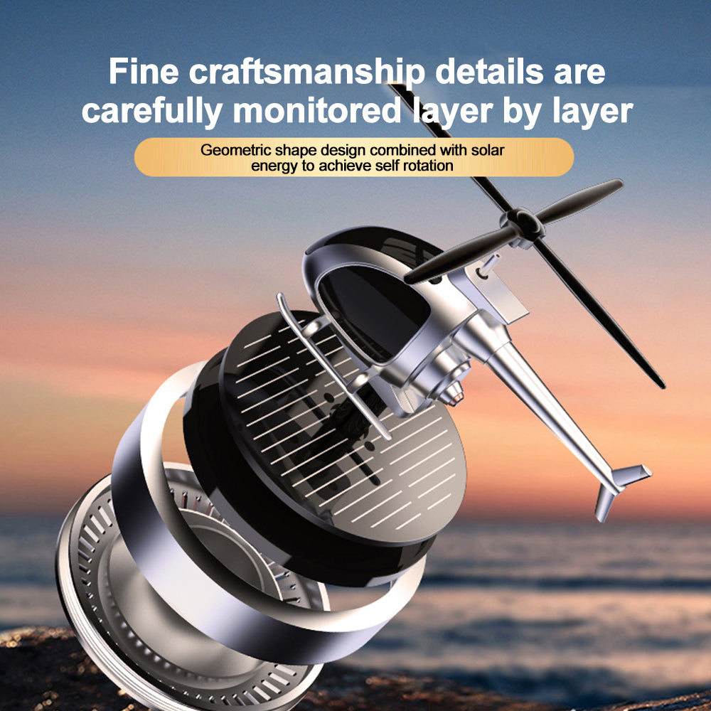 Perfume Solar Power Helicopter Air Freshener